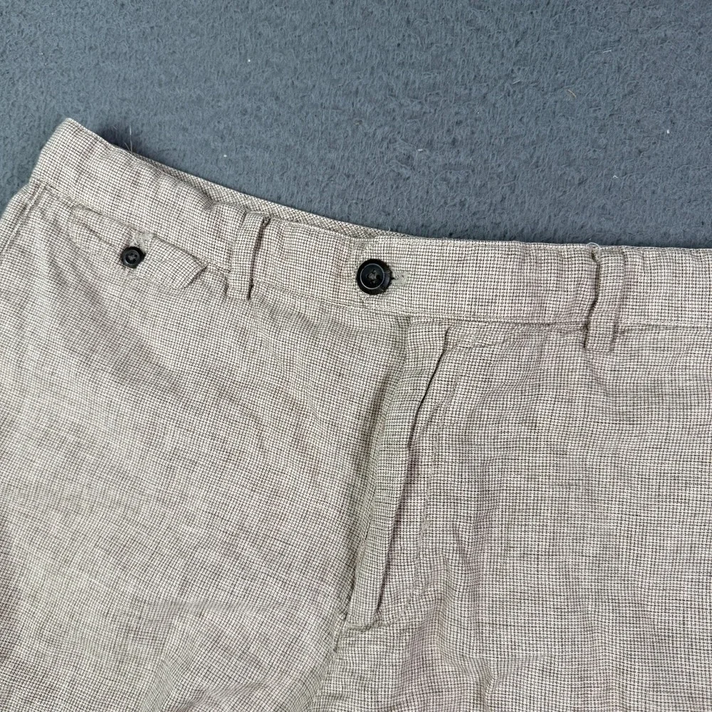 Banana Republic Shorts Mens 36 Tan Linen Blend Deck 7